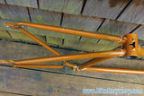 Livery Prototype Track Frame/Fork: Yoke Chainstay, Fancy Lugs & Dropouts, Columbus Steel, 53cm (c-t)