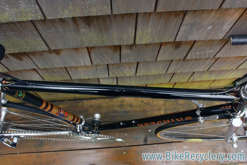 1981 Hetchins Keyhole Spade Custom Road Bike: 55.5cm (c-c), Bob Jackson Built, Top Spec Build, Barely Ridden & Mint, Black w/ Full Chrome Stays/Fork