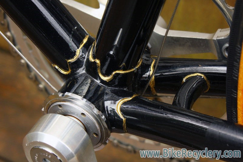 1981 Hetchins Keyhole Spade Custom Road Bike: 55.5cm (c-c), Bob Jackson Built, Top Spec Build, Barely Ridden & Mint, Black w/ Full Chrome Stays/Fork