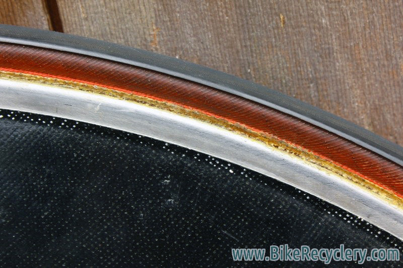 Vintage HED Disc Carbon Rear Wheel: Tubular, 126mm