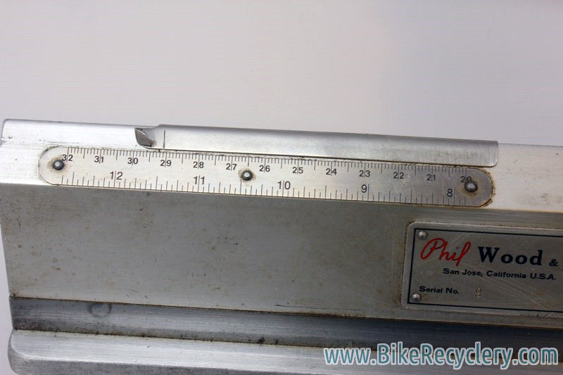 Vintage Phil Wood Spoke Cutting and Threading Machine: 9th Built EVER! w/ Vice Mount