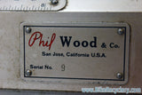 Vintage Phil Wood Spoke Cutting and Threading Machine: 9th Built EVER! w/ Vice Mount
