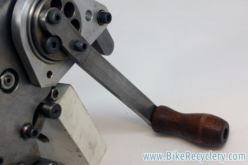 Vintage Phil Wood Spoke Cutting and Threading Machine: 9th Built EVER! w/ Vice Mount