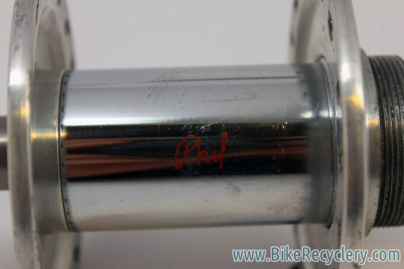Vintage Phil Wood HIGH FLANGE Road Hubset: 120mm, 36H RARE