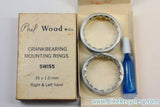 Phil Wood Bottom Bracket Cups / Rings: SWISS Thread, 1970's