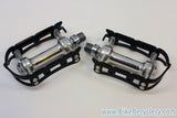 Campagnolo Record SL Pedals: Superleggeri Black Cages NEAR MINT
