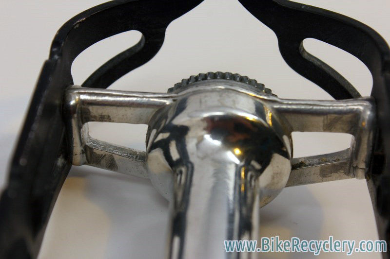 Campagnolo Record SL Pedals: Superleggeri Black Cages NEAR MINT