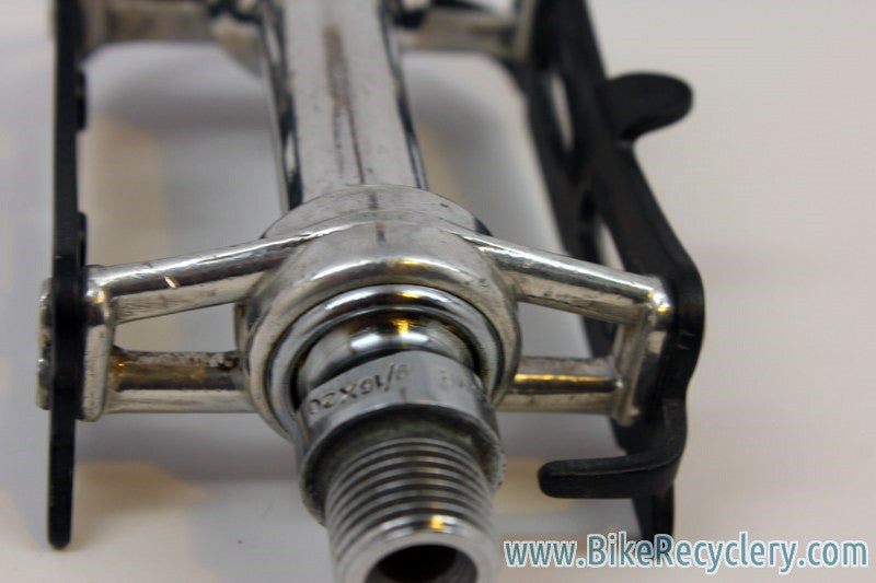 Campagnolo Record SL Pedals: Superleggeri Black Cages NEAR MINT