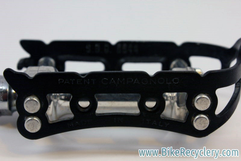 Campagnolo Record SL Pedals: Superleggeri Black Cages NEAR MINT