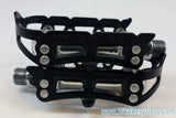 Campagnolo Record SL Pedals: Superleggeri Black Cages NEAR MINT