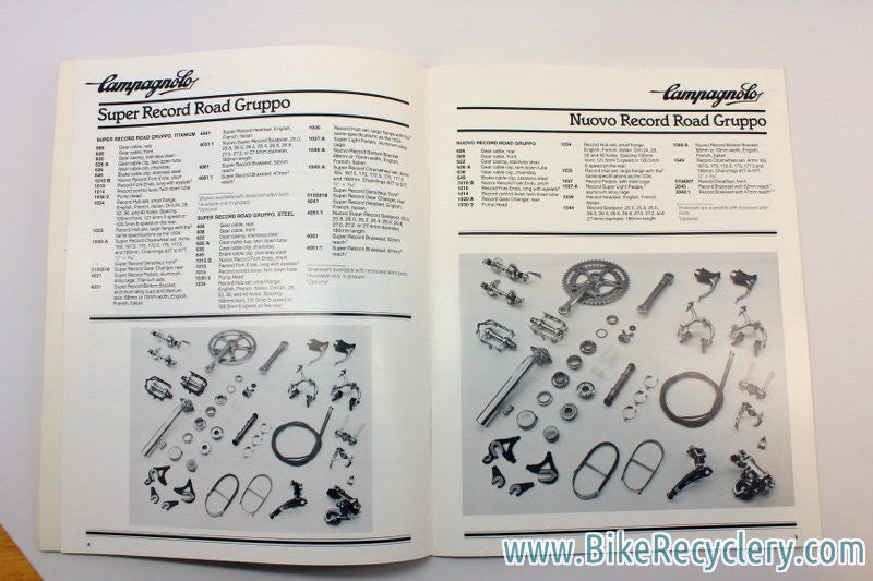 Campagnolo 1982 Olympic Catalog: MINT
