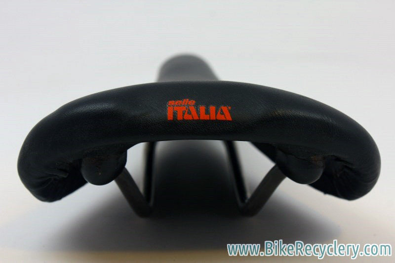 NIB/NOS 1991 Selle Italia Flite Ti Saddle: 2nd Year Model! 1st Gen, Black Leather RARE