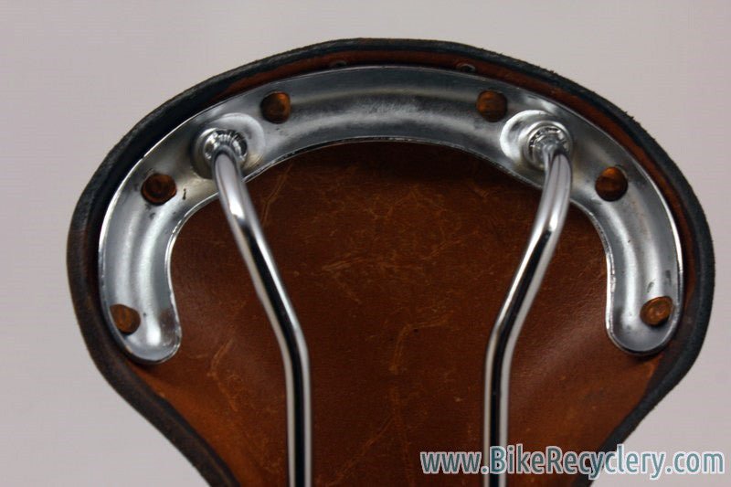 NOS Vintage 1960's/1970's Brooks Professional: Large Copper Rivet, Black Leather