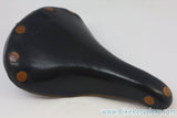 Vintage Brooks Professional S Women's: Pre-Softened, 1980's, Large Copper Rivet, Black Leather