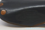 Vintage Brooks Professional S Women's: Pre-Softened, 1980's, Large Copper Rivet, Black Leather