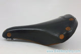 Vintage Brooks Professional S Women's: Pre-Softened, 1980's, Large Copper Rivet, Black Leather