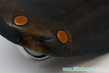 Vintage Brooks Professional Leather Saddle: Brown, Brass Small Rivets 1970's