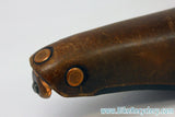 Vintage Brooks Professional Leather Saddle: Brown, Brass Small Rivets 1970's