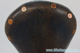 Vintage Brooks Professional Leather Saddle: Brown, Brass Small Rivets 1970's
