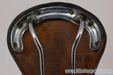Vintage Brooks Professional Leather Saddle: Brown, Brass Small Rivets 1970's