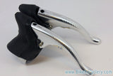 NOS Campagnolo Chorus Brake Levers: Black Hoods, Lever Holes, Mid 1990's