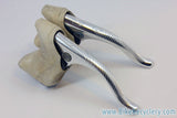Campagnolo C-Record Brake Levers: White Hoods, 2nd Gen