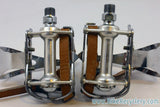 Kyokuto Pro Ace Pedals: L Christophe Clips, Leather Straps