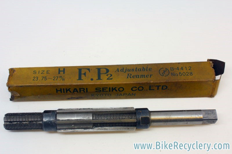 F.P. 2 Adjustable Reamer: 23.75mm to 27m: Seat Tubes 24mm 25mm 26.2mm 26.8mm 27mm