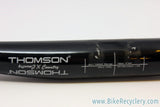 Thomson Cross Country Carbon Handlebar: Flat Bar, 6 Degree Sweep, 680mm x 31.8mm, Black