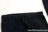 NOS 1980's Cycling Wool Knee Warmers: Size Large