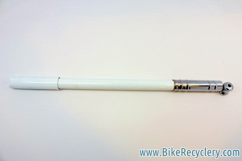 Silca Impero Frame Pump w/ Campagnolo Head: White, Fits ~51cm to 55cm