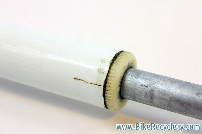 Silca Impero Frame Pump w/ Campagnolo Head: White, Fits ~51cm to 55cm