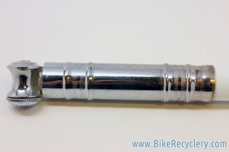 Silca Impero Frame Pump w/ Campagnolo Head: White, Fits ~51cm to 55cm