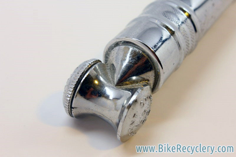 Silca Impero Frame Pump w/ Campagnolo Head: White, Fits ~51cm to 55cm