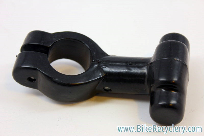 Vintage Touring Handlebar/Saddle Bag Mount T-Bar for Seatpost: Black