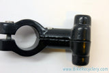 Vintage Touring Handlebar/Saddle Bag Mount T-Bar for Seatpost: Black
