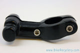 Vintage Touring Handlebar/Saddle Bag Mount T-Bar for Seatpost: Black