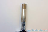 NOS Vintage Tange Chrome Fork: Flat Crown, Fender Eyelets, 700c, 1" Threaded