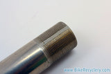 NOS Vintage Tange Chrome Fork: Flat Crown, Fender Eyelets, 700c, 1" Threaded