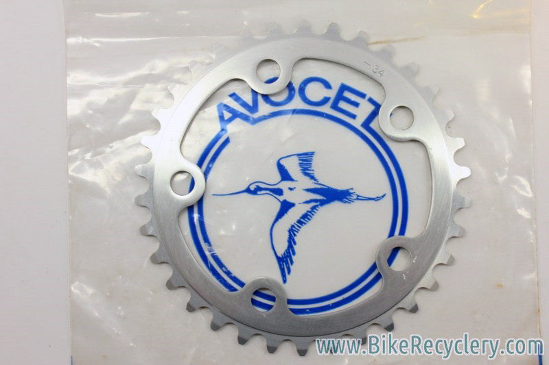 NIB/NOS Vintage Avocet Strada Chainring: 34T x 102mm BCD Inner Ring For Avocet/Ofmega Touring Triple