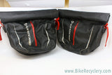 Blackburn Barrier Waterproof Roll Top Rear Pannier Set: Black, KlickFix Mounting System, Black (Pair)