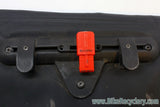Blackburn Barrier Waterproof Roll Top Rear Pannier Set: Black, KlickFix Mounting System, Black (Pair)