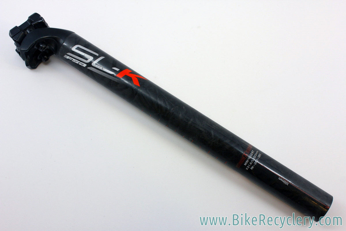 FSA SL-K Carbon Seatpost: 31.6mm x 350mm - Black - EXC