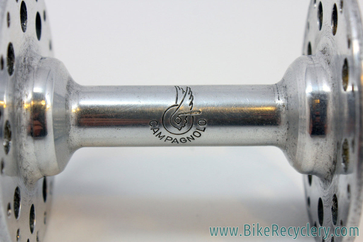 1962 Campagnolo Sportman Hub Set: High Flange - Round Holes - Non-Pressed - 36H - RARE
