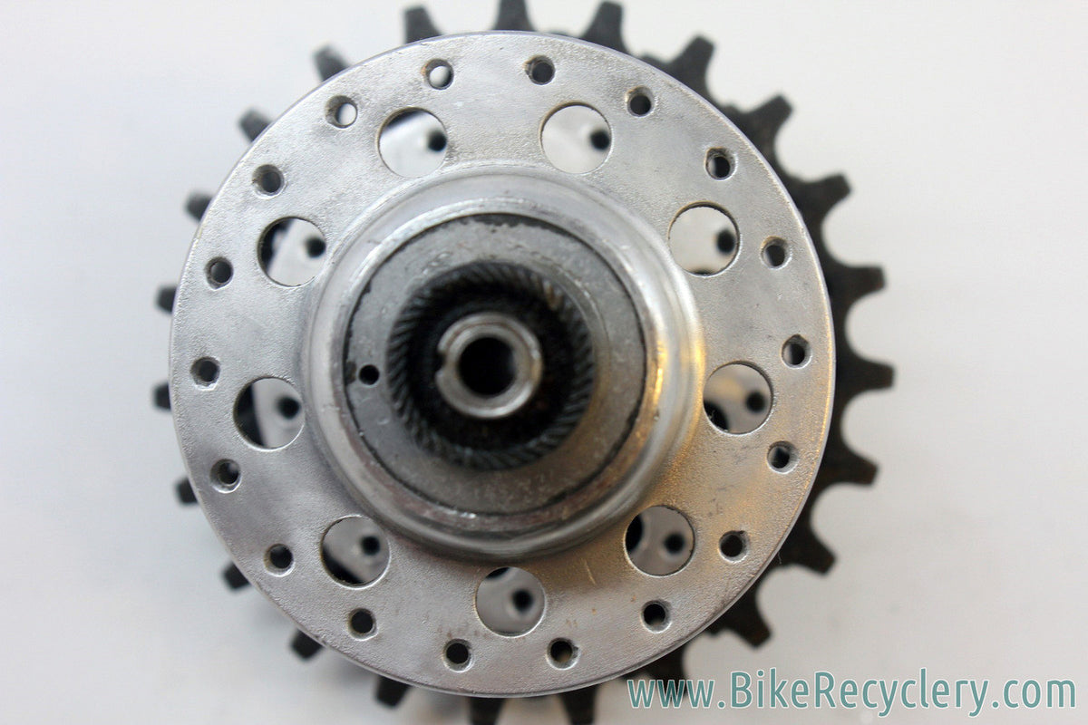 1962 Campagnolo Sportman Hub Set: High Flange - Round Holes - Non-Pressed - 36H - RARE