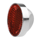 Velo Orange Fender Mounted Reflector: Rear/Red - Polished (NEW)