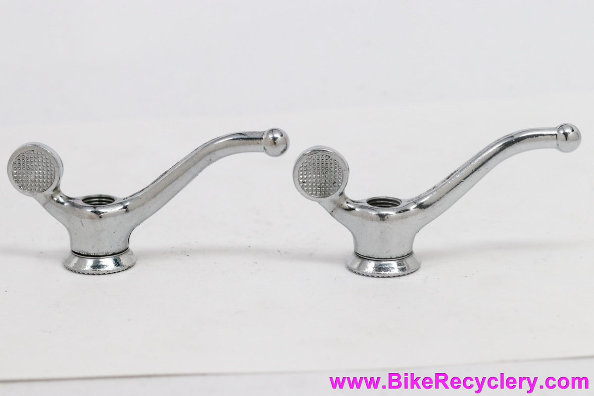 NOS Gripfast No 1 Wing Nuts: 3/8" Thumb Grip - Chrome - 1960's - British (Sold in Pairs)