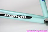 Bianchi Mega Pro Reparto Corse Pista Frame/Fork: 52cm - STEEL Deda Zero Tre - Pearl Celeste ~1998 (Near Mint & Unrestored)