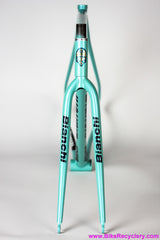 Bianchi Mega Pro Reparto Corse Pista Frame/Fork: 52cm - STEEL Deda Zero Tre - Pearl Celeste ~1998 (Near Mint & Unrestored)