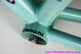 Bianchi Mega Pro Reparto Corse Pista Frame/Fork: 52cm - STEEL Deda Zero Tre - Pearl Celeste ~1998 (Near Mint & Unrestored)